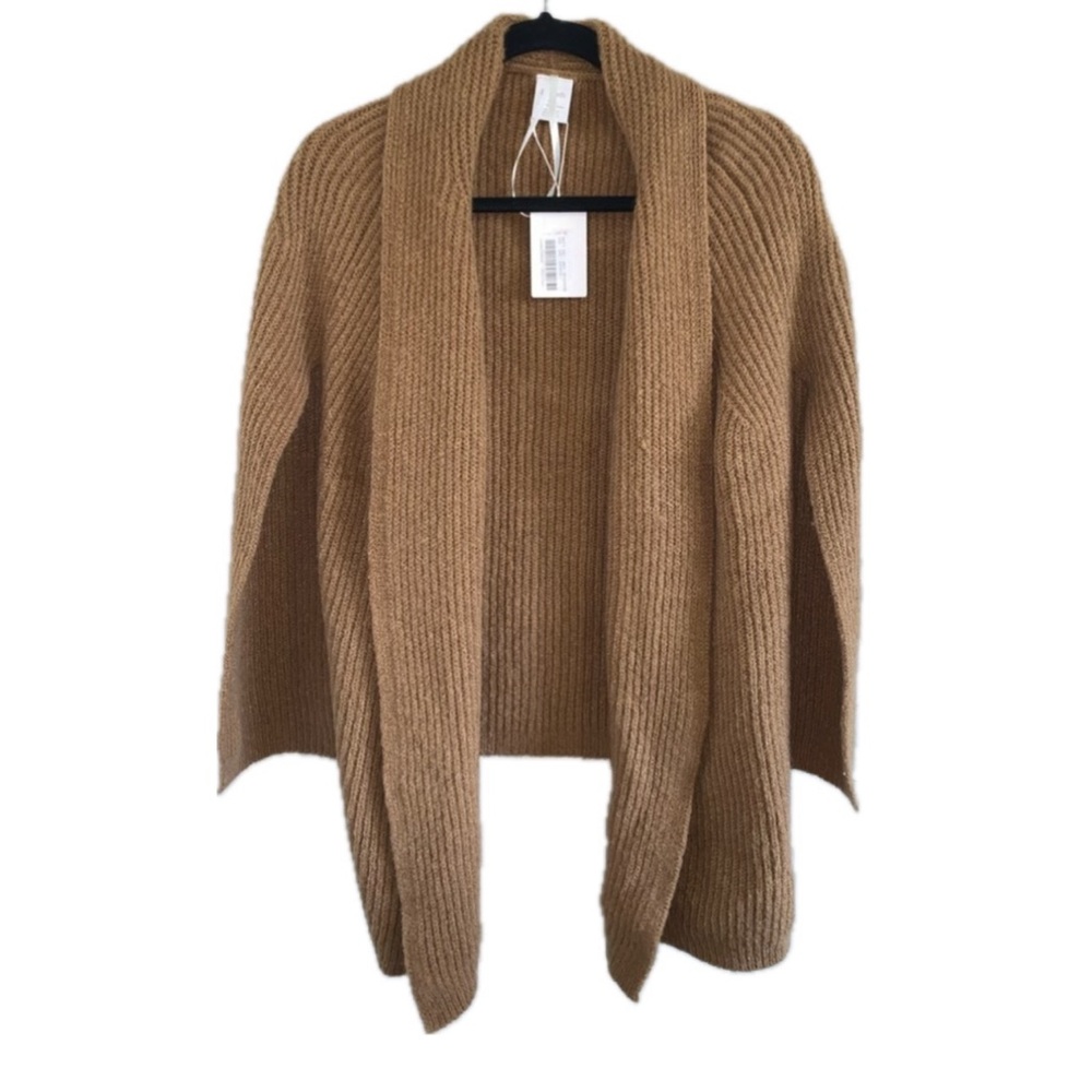 NWT Dillards All OS sweater poncho cape super warm brand NEW golden one size